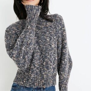 New Madewell Pleat-Shoulder Pullov Sweater XS